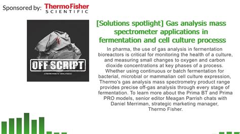 Gas analysis mass spectrometer applications in fermentation 